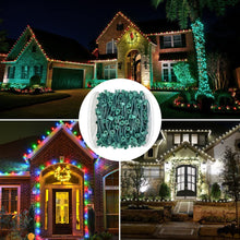 Load image into Gallery viewer, MIK Solutions 1000 Ft C9 Christmas Light Spool with E17 Socket Stringer – Green Wire, 12" Spacing, SPT-1, Professional-Grade Bulk Reel for Custom Outdoor Displays