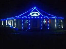 Load image into Gallery viewer, C9 Blue LED Christmas Light Bulbs (Pack of 25) – Energy-Efficient, Shatterproof, Commercial-Grade E17 Socket for Rooflines & Outdoor Displays