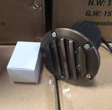 Load image into Gallery viewer, LED Spot Light 112 Solid Brass Metal Inground Well Light 7W LED Bulb Landscape Security Lighting for Beautiful Bright Long Lasting Home Garden Patio Deck Pool Area Lighting