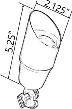 Load image into Gallery viewer, LED Spot Light 107 Solid Brass Metal Wall Light LED Landscape Light Security Lighting for Beautiful Bright Long Lasting Home Garden Patio Deck Pool Area Lighting Tree Light (No Bulb)