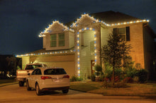 Load image into Gallery viewer, C9 Blue LED Christmas Light Bulbs (Pack of 25) – Energy-Efficient, Shatterproof, Commercial-Grade E17 Socket for Rooflines & Outdoor Displays