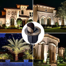 Load image into Gallery viewer, LED Spot Lights Outdoor Landscape Lighting Well Lights 174 - Solid Brass In Ground Light with 7W LED Bulb Security Landscape Lights for Bright Long Lasting Home Garden Patio Pool Area Deck Lighting