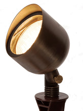 Load image into Gallery viewer, LED Flood Light 110 PAR 36 Solid Brass Metal Wall Light Landscape Light Security Lighting for Beautiful Bright Long Lasting Home Garden Patio Deck Driveway Area Lighting