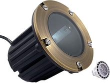 Load image into Gallery viewer, LED Spot Lights Outdoor Landscape Lighting Well Lights 173 - Solid Brass In Ground Light with 7W LED Bulb Security Landscape Lights for Bright Long Lasting Home Garden Patio Pool Area Deck Lighting