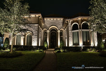 Load image into Gallery viewer, LED Flood Light 110 PAR 36 Solid Brass Metal Wall Light Landscape Light Security Lighting for Beautiful Bright Long Lasting Home Garden Patio Deck Driveway Area Lighting