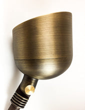 Load image into Gallery viewer, LED Flood Light 110 PAR 36 Solid Brass Metal Wall Light Landscape Light Security Lighting for Beautiful Bright Long Lasting Home Garden Patio Deck Driveway Area Lighting