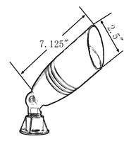 Load image into Gallery viewer, LED Spot Light 108 Solid Brass Metal Wall Light LED Landscape Security Lighting for Beautiful Bright Long Lasting Home Garden Patio Deck Pool Area Lighting (No Bulb)